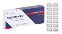 Thuốc Exforge 10mg/160mg Novartis/510 – Điều trị tăng huyết áp vô căn (2 vỉ x 14 viên)