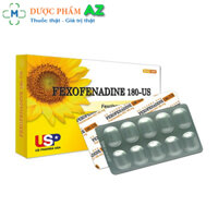 Thuốc Fexofenadine 180 US – Thuốc điều trị bệnh viêm mũi dị ứng, mề đay hiệu quả