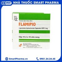 Thuốc Flamipio 2mg (Loperamide 2mg) điều trị tiêu chảy (10 vỉ x 10 viên)