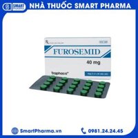 Thuốc Furosemid 40mg Traphaco điều trị phù, tăng huyết áp nhẹ (2 vỉ x 20 viên)