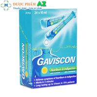 Thuốc Gaviscon 10 ml – Hộp 24 gói – Thuốc Điều trị bệnh trào ngược dạ dày thực quản hiệu quả