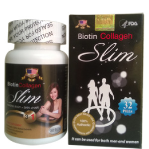 Dạng viên giảm cân Biotin Collagen Slim