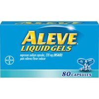 THUỐC GIẢM ĐAU ALEVE LIQUID GELS (80 VIÊN)