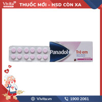 Thuốc giảm đau, hạ sốt cho trẻ em Panadol 120mg | Hộp 96 viên