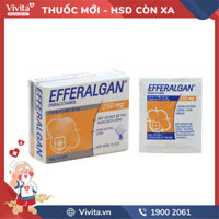 Thuốc giảm đau, hạ sốt cho trẻ em Efferalgan 250mg | Hộp 12 gói