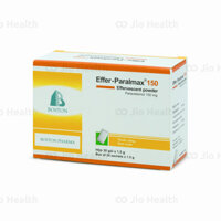 Thuốc giảm đau, hạ sốt cho trẻ em Effer-Paralmax 150mg hộp 30 gói