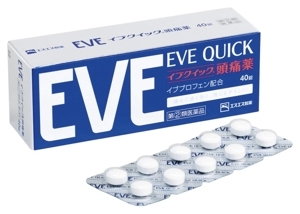 Thuốc giảm đau, hạ sốt EVe Quick 40 viên