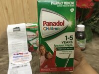 THUỐC GIẢM ĐAU HẠ SỐT PANADOL CHO BÉ 1 – 5 TUỔI 200ML Panadol Children 1 – 5 Years 200ml