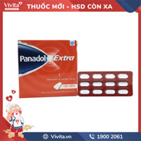 Thuốc giảm đau, hạ sốt Panadol Extra | Hộp 180 viên.