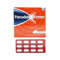 Thuốc giảm đau, hạ sốt Panadol Extra hộp 180 viên