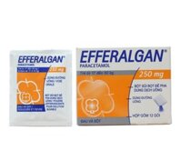 Thuốc giảm đau, hạ sốt trẻ em Efferalgan 250mg (12 gói/hộp)