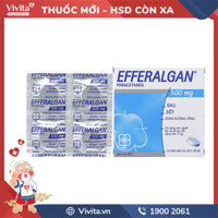 Thuốc giảm đau, hạ sốt Efferalgan 500mg | Hộp 16 viên