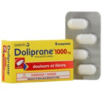 Thuốc giảm đau, hạ sốt Doliprane 1000mg