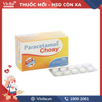 Thuốc giảm đau, hạ sốt Paracetamol Choay 500mg | Hộp 100 viên