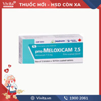Thuốc giảm đau, kháng viêm Meloxicam 7.5 Imexpharm | Hộp 30 viên