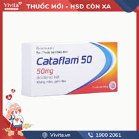 Thuốc giảm đau, kháng viêm Cataflam 50mg | Hộp 10 viên