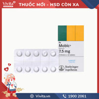 Thuốc giảm đau, kháng viêm Mobic 7.5mg | Hộp 20 viên