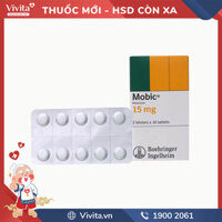 Thuốc giảm đau, kháng viêm Mobic 15mg | Hộp 20 viên
