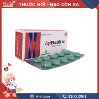 Thuốc giảm đau, kháng viêm AgiEtoxib 90 l Hộp 30 viên