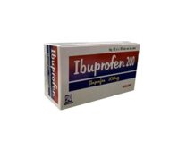 Thuốc giảm đau, kháng viêm Ibuprofen 200mg Nadyphar (10 vỉ x 10 viên/hộp)