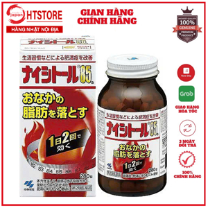 Thuốc giảm mỡ bụng Nhật Bản Naishitoru 85 Kobayashi 336 viên