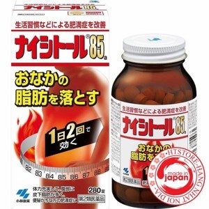 Thuốc giảm mỡ bụng Nhật Bản Naishitoru 85 Kobayashi 336 viên