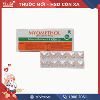 Thuốc giãn cơ Myomethol | Hộp 100 viên