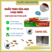 Thuốc gián Zentek 35g, gel diệt gián Hàn Quốc, bả diện gián đức, dán mỹ- ( siêu diệt gián )
