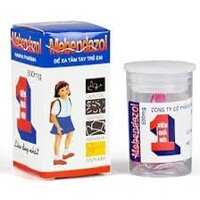 Thuốc giun quả núi Nam Hà Mebendazol 500mg (dạng viên kẹo nhai vị ngọt) điều trị các loại giun
