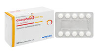 Thuốc Glucophage 500mg (Metformin) Merck – Điều trị đái tháo đường (5 vỉ x 10 viên)