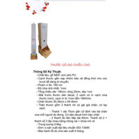 Thước gỗ đo chiều cao mới chuẩn y tế