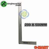 Thước góc vuông nhôm C-Mart A0015-500 (200mm x 500mm)