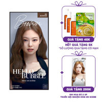 Thuốc Gội Nhuộm Tóc Dạng Bọt Mise En Scene Hello Bubble Foam Color (30ml) – #6N Choco Brown