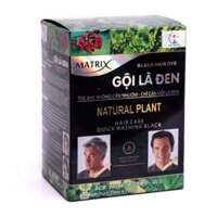 🎀Thuốc Gội Tóc Thảo Dược Matrix Blach Hair Dye - Gội Đen x 10Gói