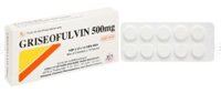 Thuốc Griseofulvin Mekophar 500mg – Điều trị nấm da, tóc và móng (Hộp 2 vỉ x 10 viên)