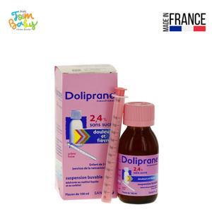 Thuốc hạ sốt Doliprane 2,4% dạng siro 100ml