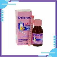 Thuốc hạ sốt Doliprane 2.4% chai 100ml của Pháp