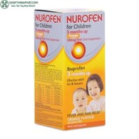 Thuốc hạ sốt giảm đau cho trẻ em Nurofen For Children Orange