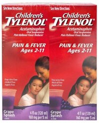 Thuốc hạ sốt giảm đau trẻ em Tylenol cherry flavor Thái Lan
