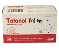 Thuốc hạ sốt Tatanol trẻ em 120mg vỉ 20 viên