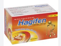 Thuốc Hagifen 400mg (Ibuprofen) – Giảm đau, hạ sốt, kháng viêm (Hộp 10 vỉ x 10 viên)