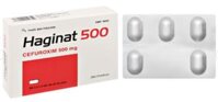 Thuốc Haginat 500 (Cefuroxim) DHG/94 – Điều trị nhiễm khuẩn đường hô hấp (2 vỉ x 5 viên)