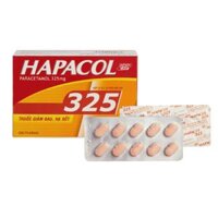 Thuốc Hapacol 325 DHG điều trị đau đầu, đau nửa đầu, đau răng (10 vỉ x 10 viên)