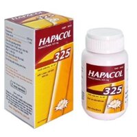 Thuốc Hapacol 325mg ( Paracetamol 325 mg) DHG – Thuốc giảm đau, hạ sốt (Chai 100 viên)