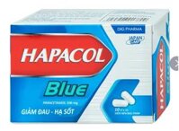 Thuốc Hapacol Blue 500 DHG điều trị đau đầu, đau nửa đầu, đau răng (10 vỉ x 10 viên)