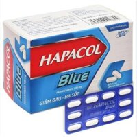 Thuốc Hapacol Blue 500mg (Paracetamol) – Giảm đau, hạ sốt (Hộp 10 vỉ x 10 viên)