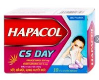 Thuốc Hapacol CS Day 650mg/5mg (Paracetamol) cDHG – Điều trị sốt, sổ mũi, cảm lạnh (Hộp 10 vỉ x 10 viên)