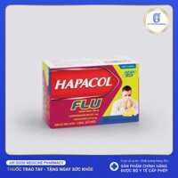 Thuốc Hapacol Flu DHG điều trị cảm sốt, nhức đầu, đau nhức cơ bắp, xương khớp kèm theo nghẹt mũi (10 vỉ x 10 viên)