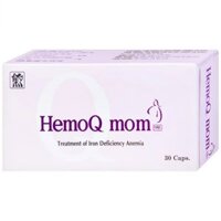 Thuốc HemoQ Mom trị thiếu máu, dị tật ống thần kinh ở thai nhi (3 vỉ x 10 viên)