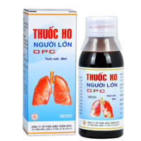 Thuốc ho người lớn OPC (Siro), điều trị các bệnh viêm nhiễm đường hô hấp